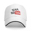 Команда YouTube Кепка Модная Повседневная Бейсболки Регулируемая Шляпа Хип-Хоп Летние Унисекс Бейсболки Настраиваемые Многоцветные