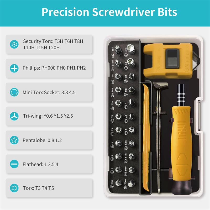 33 In 1 Precision Screwdriver Set Electronics Repair Tool Kit for Computer Laptop Nintendo Phone PS4 with for Beginner IT DIY
