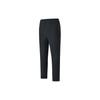 Solid Color Elastic Casual Pants Men Bottoms Black A51M421603F-BK