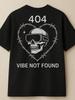 404 Vibe Not Found Футболка 'Когда вайб утерян, но стиль на высоте - Без извинений.' Мужская хлопковая футболка