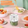 Rechargeable Garlic Chopper 100/250ml Mini Food Processor for Vegetables Fruits Nuts Meat One-Button