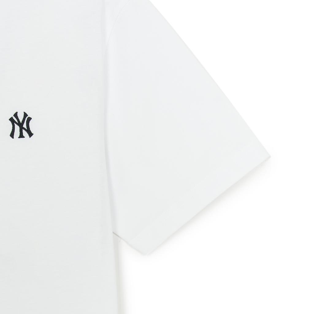 New MLB New York Yankees Basic Collection SS25 T Shirt Unisex Standard White 3ATSB6153-50WHS