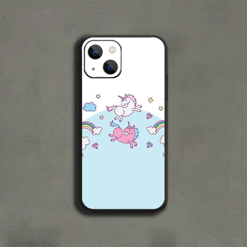 Чехол для телефона с радужным единорогом для iPhone Samsung Galaxy Redmi Xiaomi Oppo OnePlus Note SA 7 8 9 10 11 12 13 14 20 21 22 23 53 54 Pro Max Plus Ultra