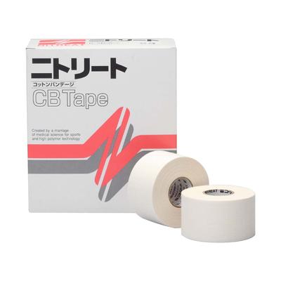 Спортивная лента Nitoms Nitreat CB Tape Упаковка Может быть разрезана Защищает Предотвращает Легко не отклеивается Ширина 38 мм x Длина 12 м рулоны Многорулонная ручная,