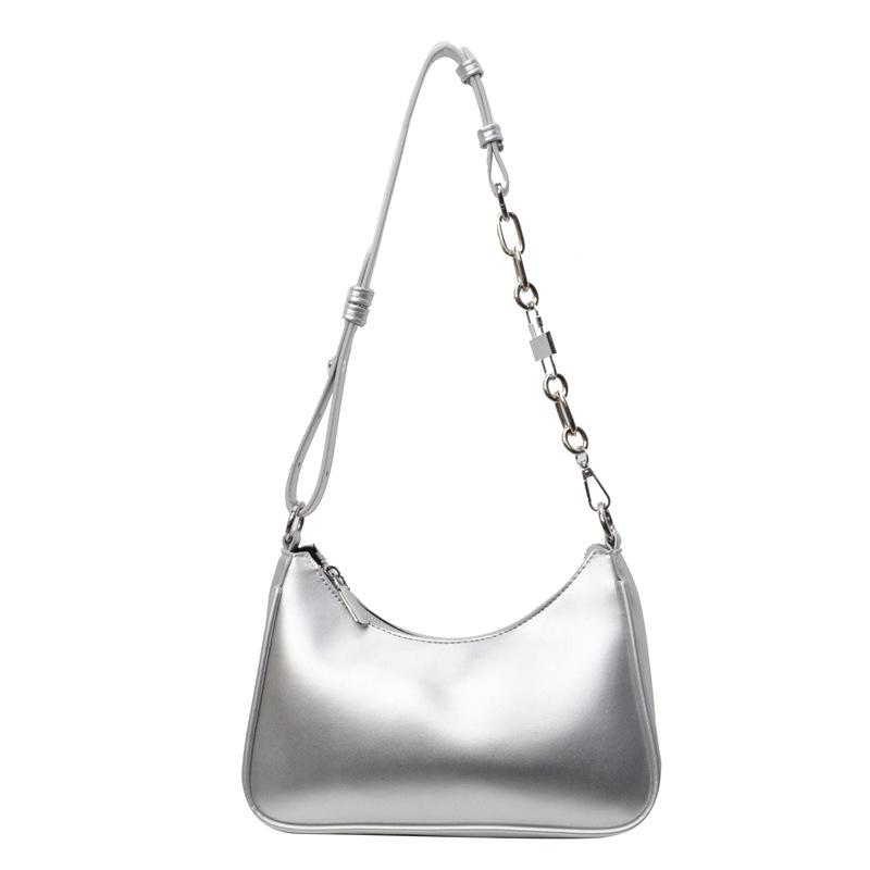 Весна и лето новая сумка для поездок на работу модная на плечо сумка-пельмень сумочка текстурная цепочка сумка под мышкой женский тренд