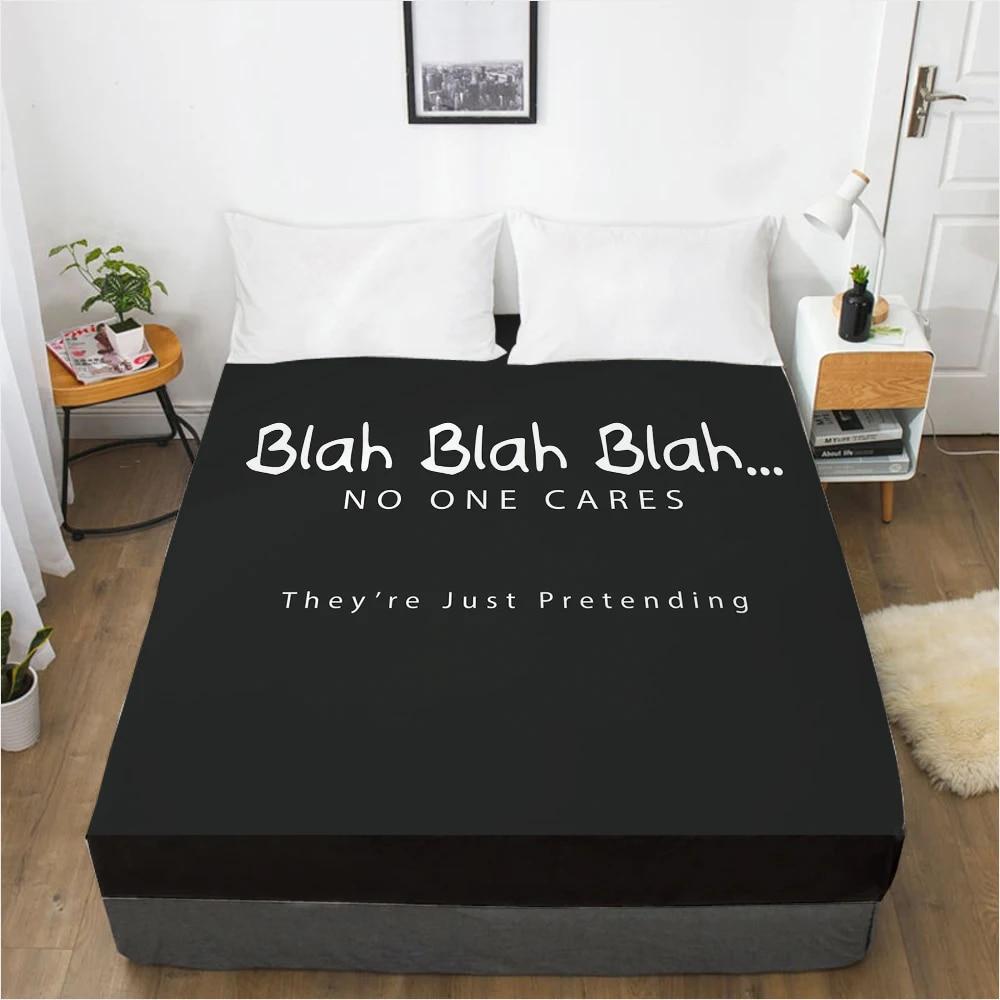 Простыни с буквами, наматрасник с резинкой, 3D простыня, постельное белье 150x200, 180x200. Простыня на заказ, дизайн любого размера.