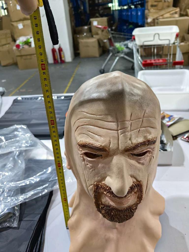 Новый американский сериал Breaking Bad Mask Heisenberg Old White Avatar 3D Live Head Cover Halloween Rectain
