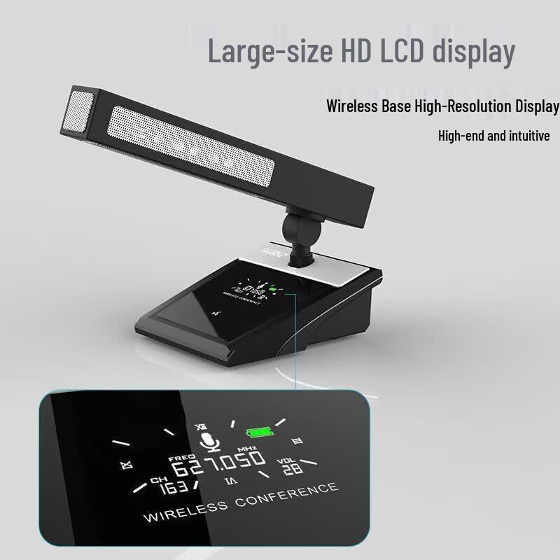 HuiDu HD-9314 Профессиональная беспроводная система с 4 микрофонами U-диапазона (Китайская версия)