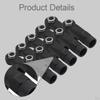 10 Pcs M4 Ball Joint Heads for RC Cars, Universal Remote Control Toys, 1/10 And 1/8 Crawler
