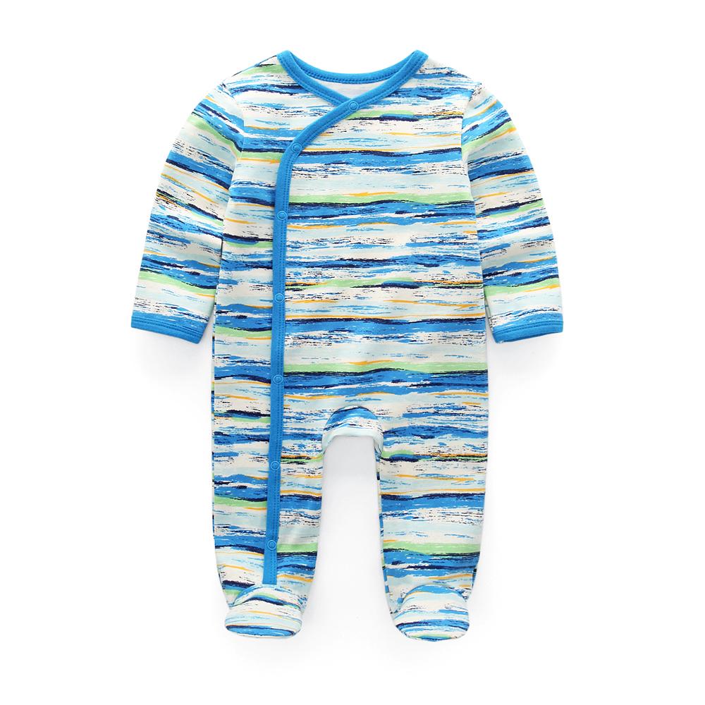 Newborn Baby Clothes Long Sleeve Rompers Cotton 3Pcs Toddler Clothing 3-12M