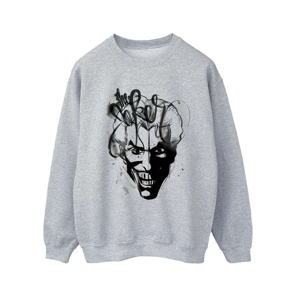 Batman Mens The Joker Sketch Sweatshirt