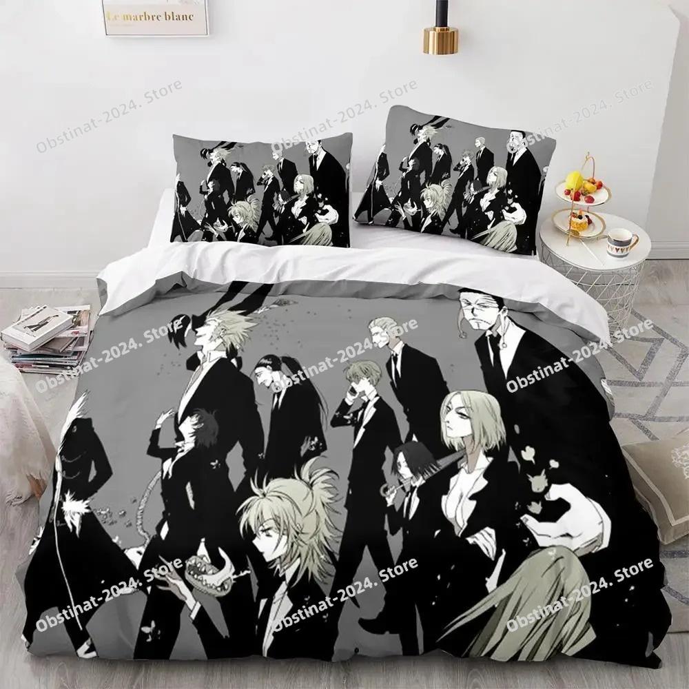 Модный аниме постельный комплект HUNTER×HUNTER Односпальный Полуторный Двуспальный Кинг-сайз Комплект для кровати Взрослый Детский Спальня Комплекты пододеяльников Домашний текстиль