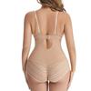 Women's Backless Shapewear Built-in Bra Underwear Tummy Control Bodysuit Butt Lifter Faja Lace Body Shaper  Seamless Camisole Bodysuits