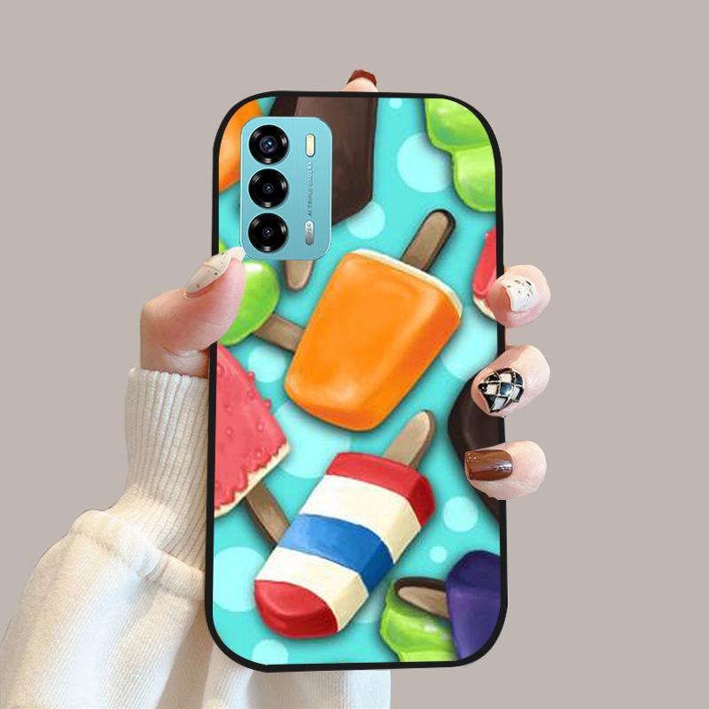 Для ZTE Blade V40 Vita Модный Чехол 8045 Мягкая Силиконовая Задняя Крышка Для ZTE Blade A72 Чехол A 72 4G Телефон Защитный Fundas Para