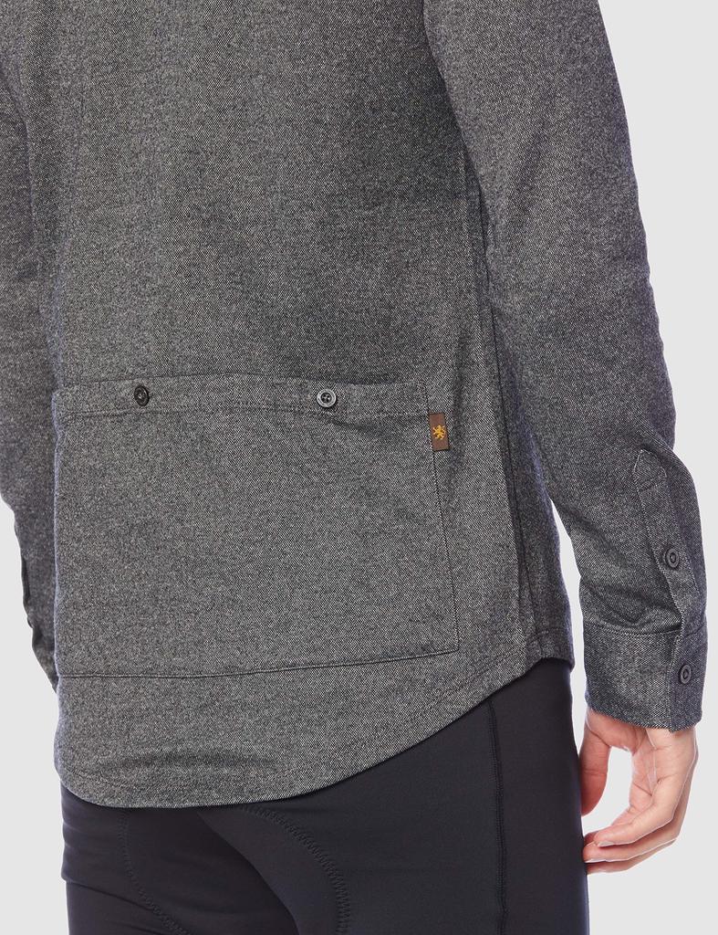 Джерси с длинным рукавом Kapelmuur, Серый «птичий глаз», kpls111, Серый, Японский размер XS (эквивалент японского размера XS)