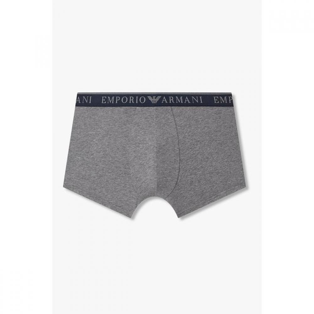 Emporio Armani Мужские хлопковые трусы S Line Logo 0815312003