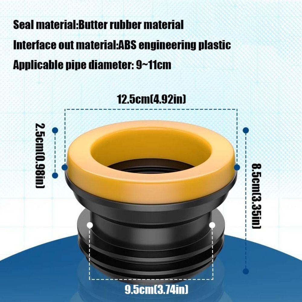 Сильная эластичность Уплотнительное кольцо для унитаза Силикагель Основание унитаза Герметичное кольцо для отеля