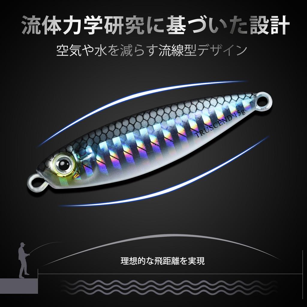 TRUSCEND Jigpara Slow Light Shore Jigging Metal Jig Lure