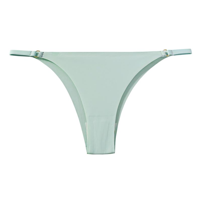 CINOON Сексуальные женские стринги из ледяного шелка, бесшовные, однотонные, с низкой посадкой, трусики в стиле чистого желания, невидимые, дышащие, Т-образные