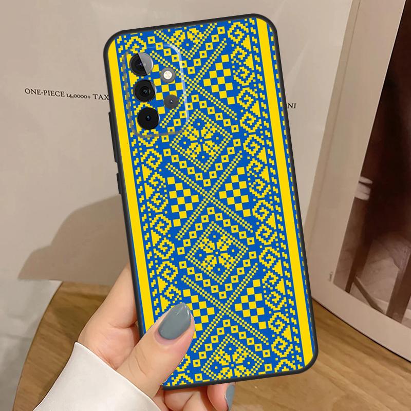 Ukraine Ornament Pattern For Samsung Galaxy A53 A33 A13 A23 A15 A25 A35 A55 A51 A71 A12 A32 A52 A14 A34 A54 Case