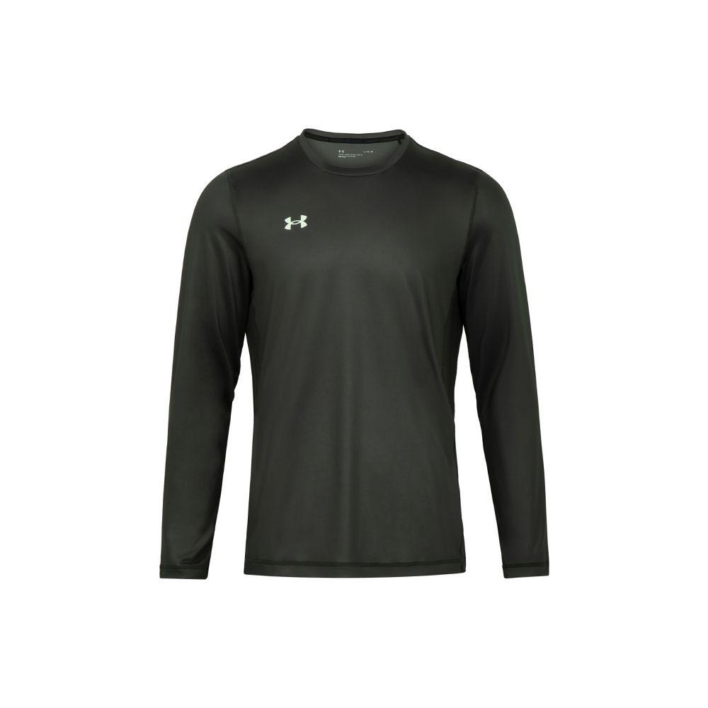 Under Armour Однотонный повседневный спортивный свитер с круглым вырезом, мужской свитер, серый 22600307-011
