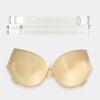 Women Strapless Invisible Bra Party Wedding Dress Backless Wire Push Up Bras 70-85 B C Cup Underwear Pure Color Lingerie