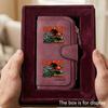 Las Vegas trendy graffiti men's large-capacity wallet with business card slot and cash pocket, suitable for formal occasions and office use, a gift