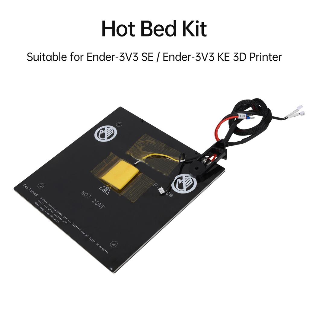 Creality Heated Bed 235 235 3mm Hot Bed with Cable Suitable for Ender 3V3 SE KE 3D Printer
