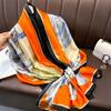 Design Satin Silk Shawl Hijab Scarf Women Fashion Summer Sunscreen Beach Stole Wraps Bufanda Female Headkerchief Echarpe New