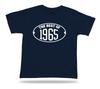 Printed T shirt tee The best of 1965 happy birthday present gift idea unisex