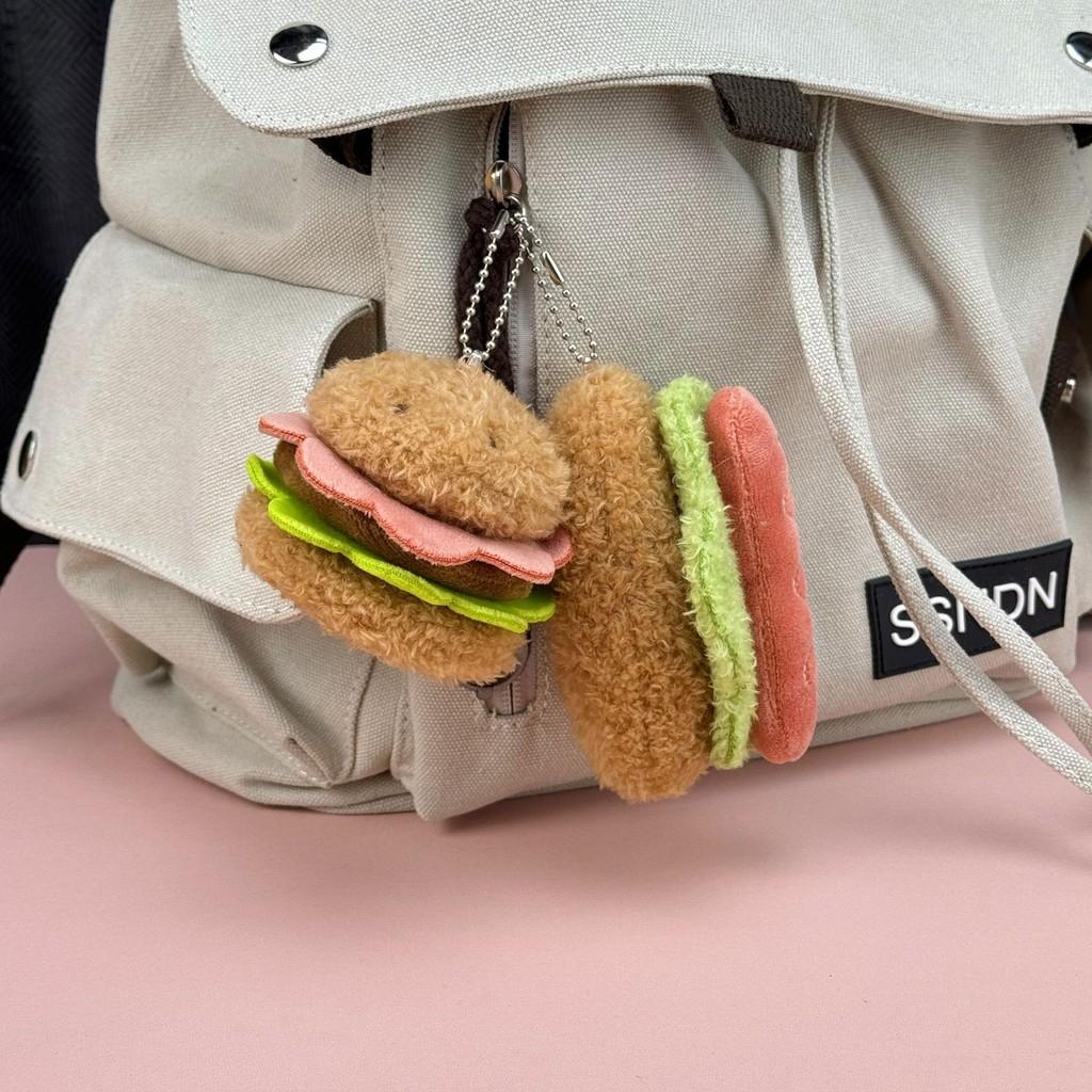 Милый Торт Вишня Бургер Три Имени Хот-дог Плюшевая Игрушка Подвеска Для Декора Сумки