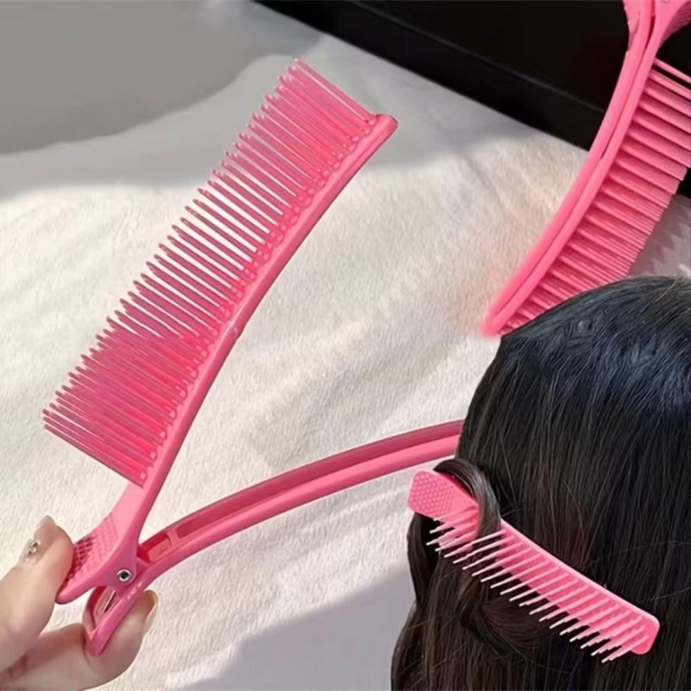 Non Slip Grip Hair Section Clips Plastic Hairdressing Clips Dyeing Hair Clips Salon Use