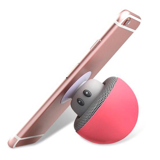 Портативная мини-милая грибовидная водонепроницаемая присоска Bluetooth-совместимая колонка Басовая звуковая коробка