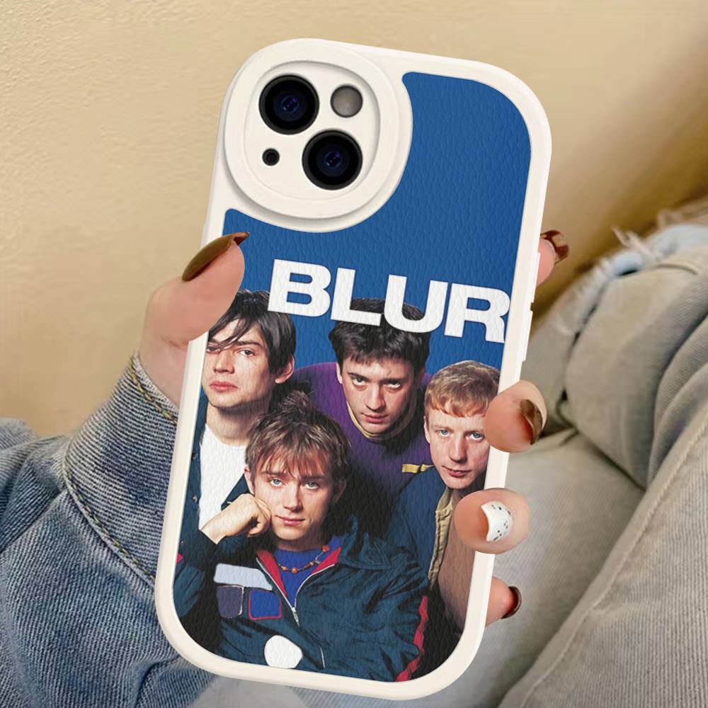 Band Musik Rapper B-Blur Vintage Phone Case For IPhone 16 15 14 13 12 11 Pro Max Plus Shockproof Leather Cover