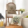 4 Pcs Double Sided Farmhouse Cushion Covers, Eucalyptus Cotton Truck Home Quote Rustic Throw Pillow Cases (No Inserts)