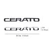 Для Kia Sportage Rio Soul Optima Ceed Forte Picanto 3D ABS SORENTO CERATO Значок с буквой Наклейка на заднюю часть автомобиля Декорация багажника