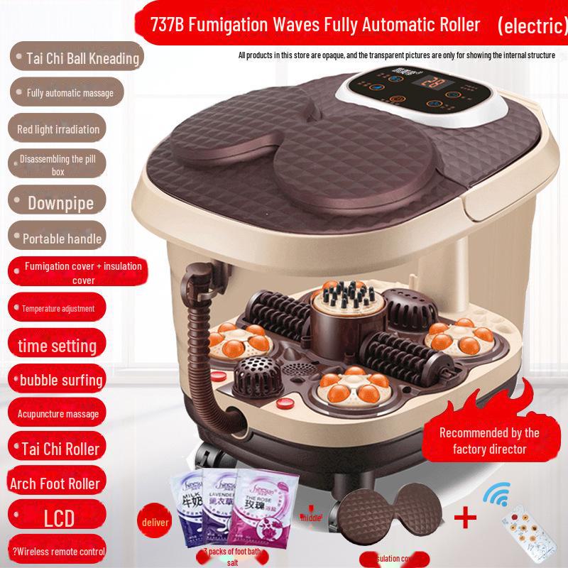 Автоматическая электрическая ванна-массажер для ног с подогревом и постоянным контролем температуры