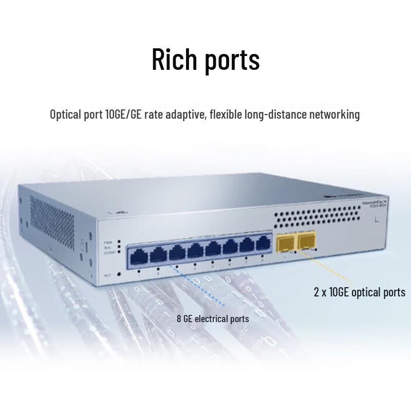 Huawei Kunling S220S-8T2X 10-Port Managed Gigabit Ethernet Switch