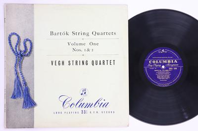 Виниловая пластинка VEGH STRING QUARTET - Струнные квартеты Бартока Том 1 № 1 / N 33CX1245 COLUMBIA 1955 Великобритания Классика Б/у