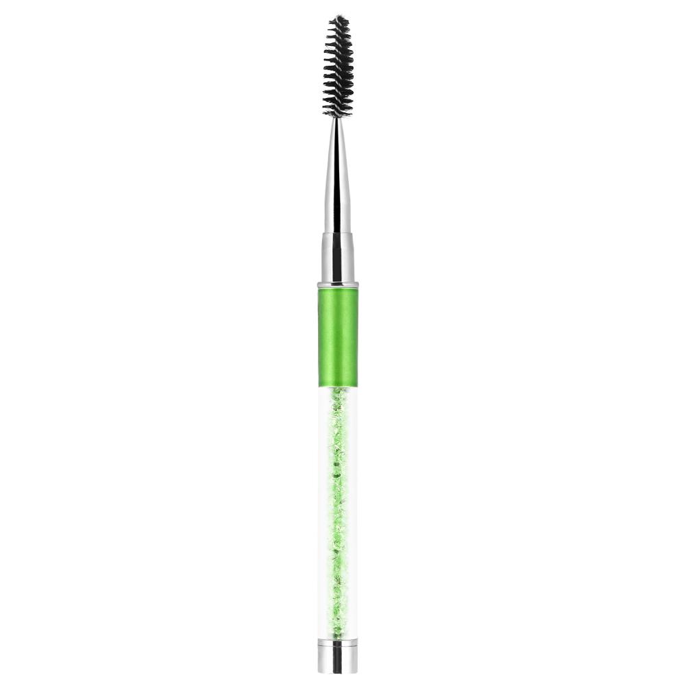 Eyelash Eyebrow Brush Mascara Wands Applicator Spooler Eyelash Extension Eyebrow Comb Green