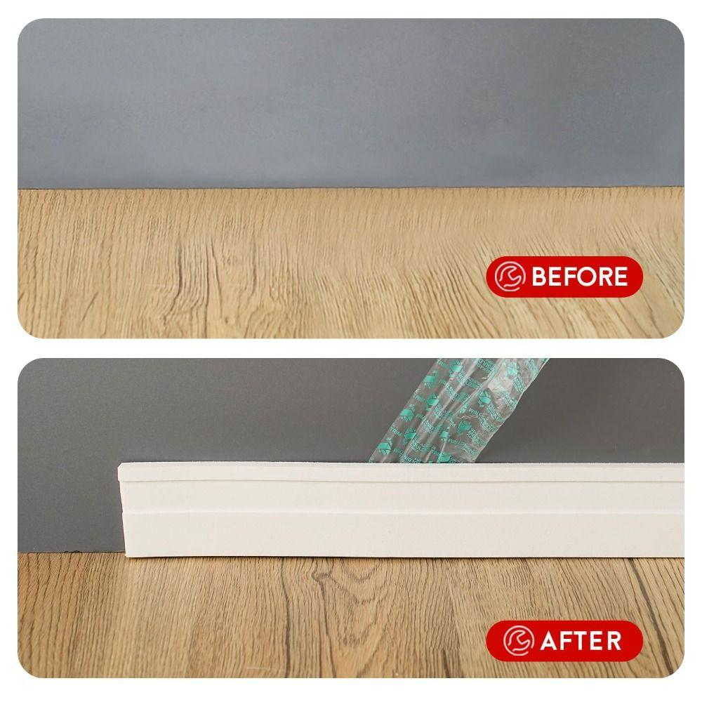 Thickened Wall Baseboard Anti-collision Wall Sticker High Quality Molding Trim Living Room