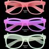Неоновые светящиеся очки УФ-абсорбция черного света Светящиеся очки для вечеринок 5 цветов Светятся в темноте Украшения для дня рождения и свадьбы Товары для вечеринок