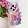 For Xiaomi Redmi 14C Case Poco C75 Transparent Cover Fashion Flower Soft Silicone Bumper For Xiaomi Redmi A4 A3 Pro PocoC75 Etui