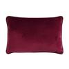 Burgundy Red Velvet Cushion 60x40