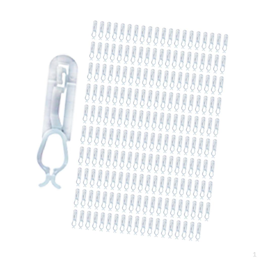 200 штук Рождественские крючки-клипсы для гирлянд, Зажимы для гирлянд, Портативные практичные рождественские подвески для