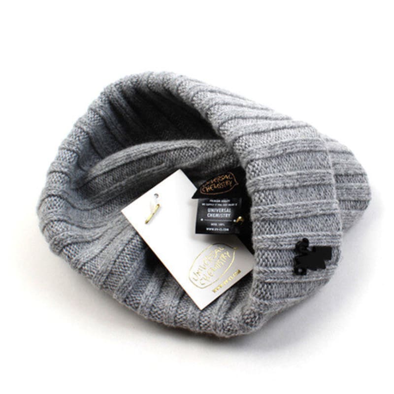 Universal Chemistry Gray Wool Short Beanie Short Beanie