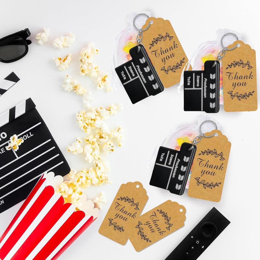 Брелок-рулетка «Хлопушка для фильма» – Креативный мультяшный аксессуар для украшения