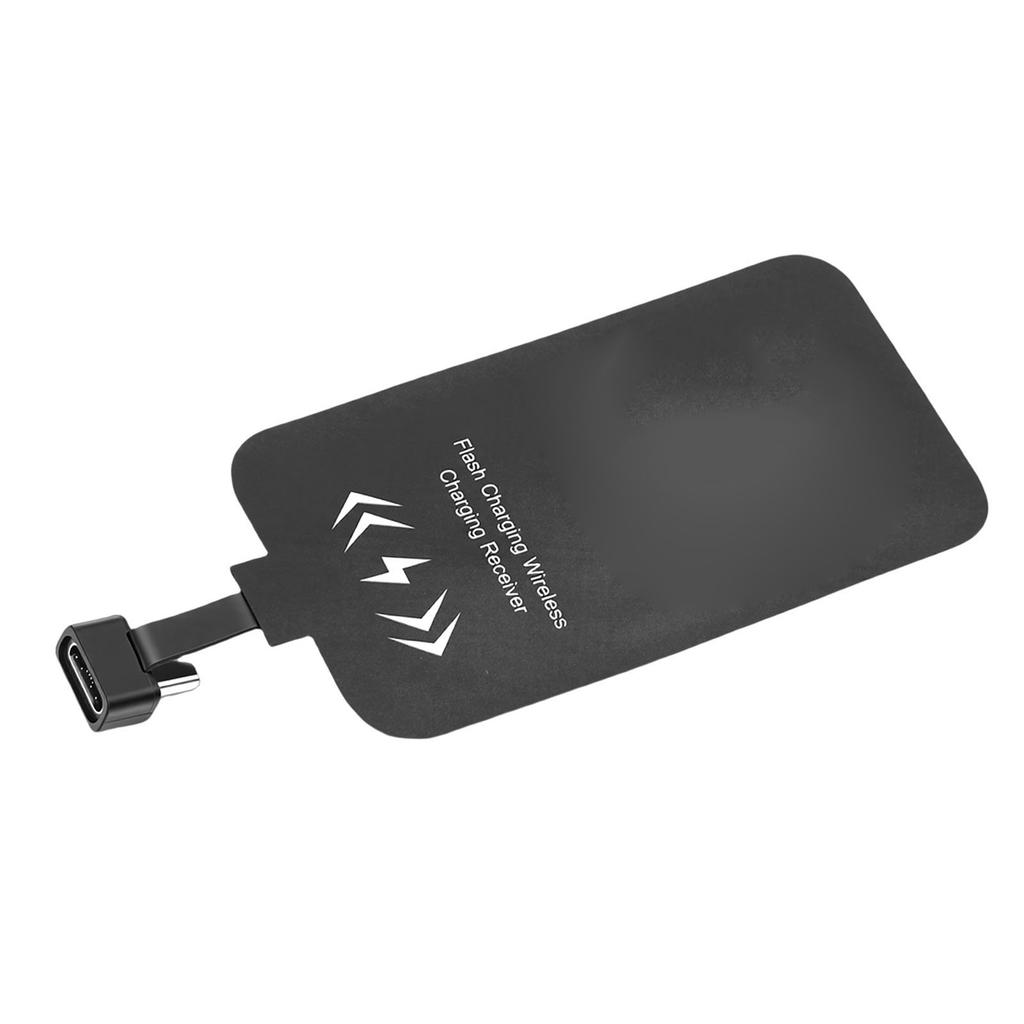 Беспроводной приемник-адаптер для зарядки, подходит для телефона Samsung Galaxy, USB Type C, ультратонкий модуль приемника беспроводной зарядки
