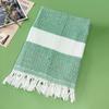 Bainade Foreign Trade Custom Turkish Tassel Beach Towel Large Size Adult Pure Cotton Quick-Drying Summer Shawl Bath Towel