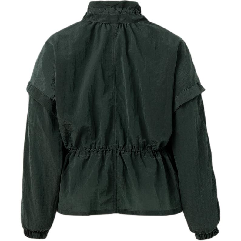 UGG Solid Color Zip Long Sleeve Jacket Women Jackets Forest-Green 1167538-FRSTR